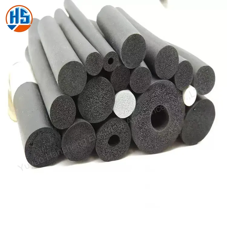 Ronde rubberen schuimstrips